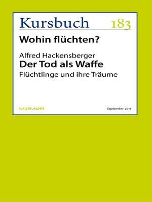 cover image of Der Tod als Waffe